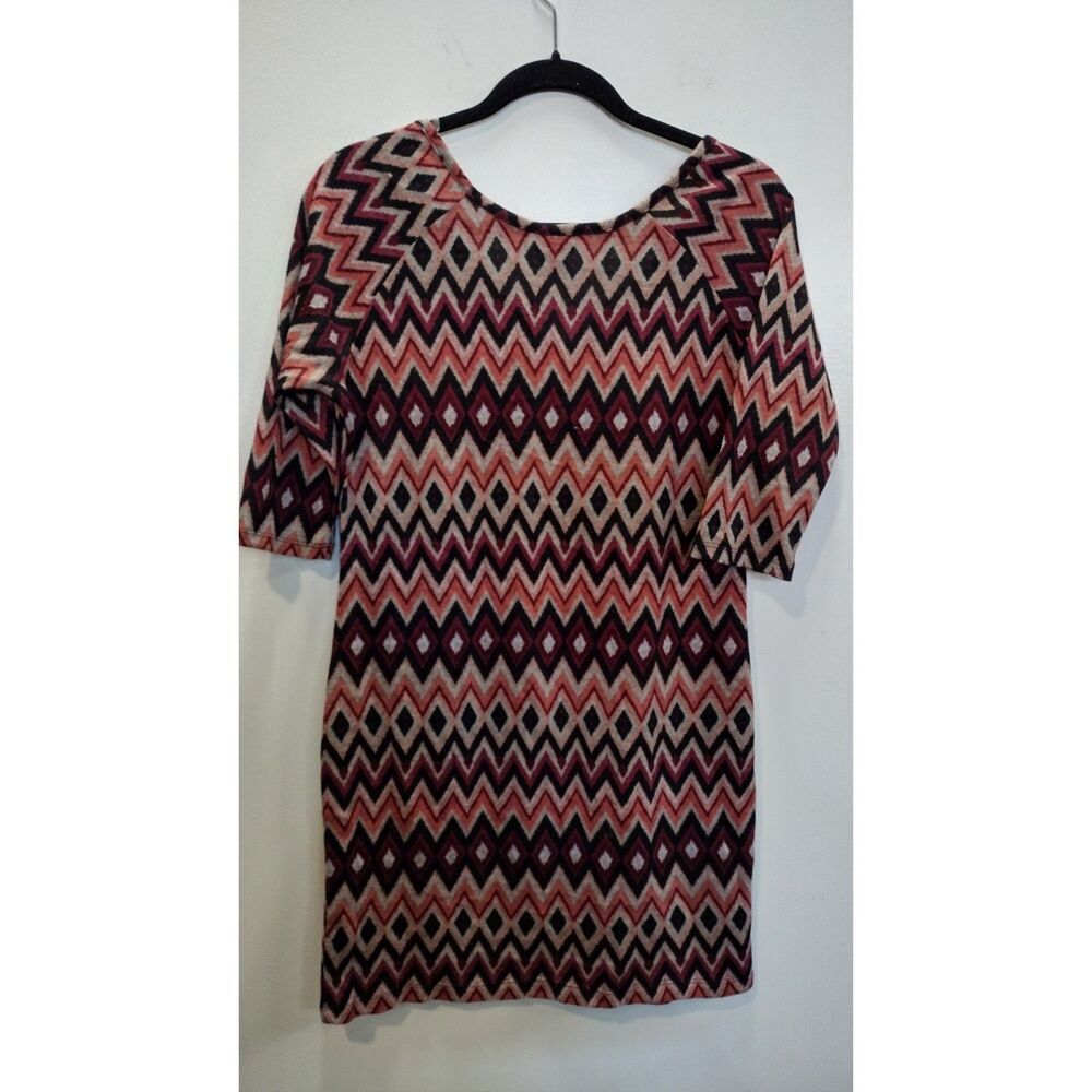 Rue21 Multi Color Geo Mini bodycon dress - Picture 2 of 6